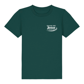 Jezus Kruis Kinder T-Shirt Rugprint