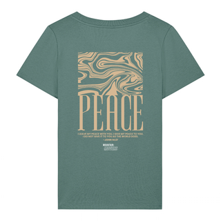 Peace Streetwear Frauen T-Shirt BackPrint