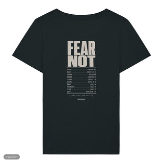 Fear Not Tour Frauenshirt, Schwarz, Rückseite