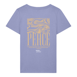 Peace Streetwear Frauen T-Shirt BackPrint