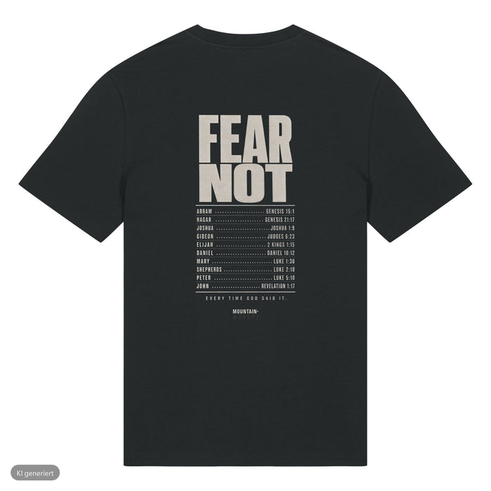 Fear Not Tour T-Shirt Front & Backprint