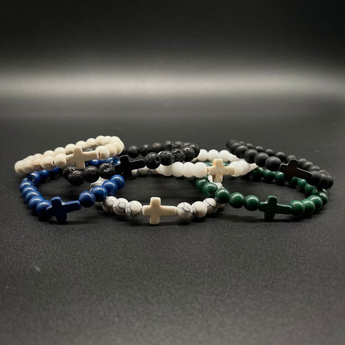 Kruis-kralenarmband