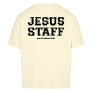 Jesus Staff Oversized Shirt BackPrint