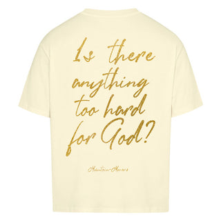 Is there anything? Oversized shirt back print