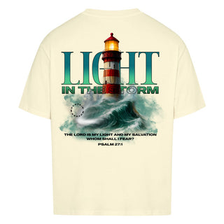 God as Our Light and Salvation Oversize Shirt BackPrint