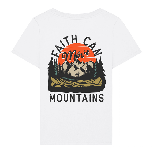 Bergen Retro Dames T-shirt Rugprint