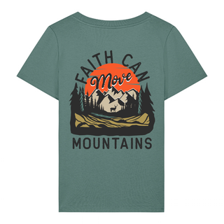 Mountains Retro Frauen Shirt BackPrint