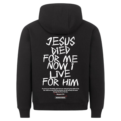 Jesus died for me Hoodie Rugprint