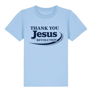 Jesus Cross Kids T-Shirt Backprint