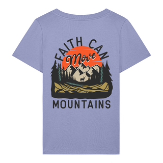 Mountains Retro Frauen Shirt BackPrint