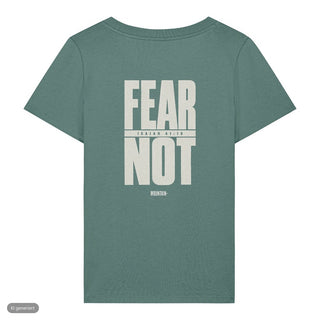 Fear Not Typo Frauenshirt, Green Bay, Rückseite