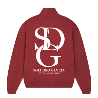 Soli Deo Gloria Half Zip Sweater
