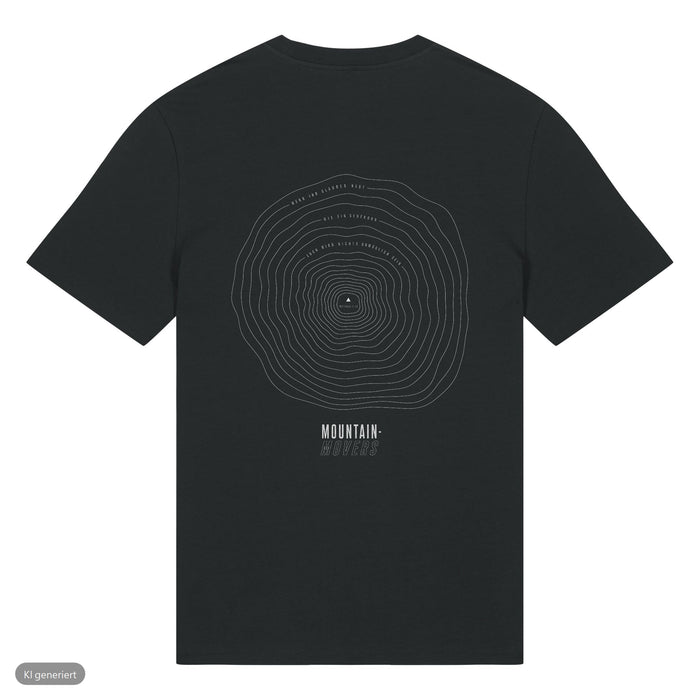 Senfkorn Höhenlinien Matthäus 17:20 T-Shirt Front & Backprint