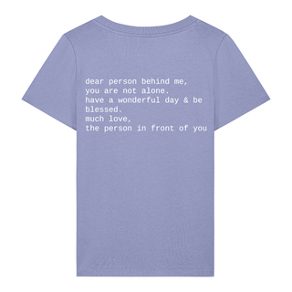 Dear Person Frauen T-Shirt Detail, Mountain Movers christlicher Print