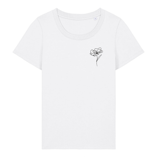 For I am with you Frauen Shirt Detailansicht, Mountain Movers christliche Streetwear