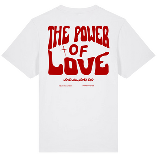 The Power of Love Oversized Shirt Front und BackPrint