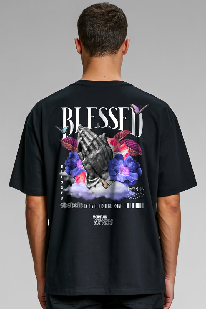 Blessed Streetwear Oversized Shirt Backprint