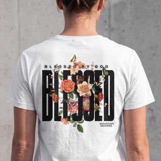 Blessed by God Shirt BackPrint