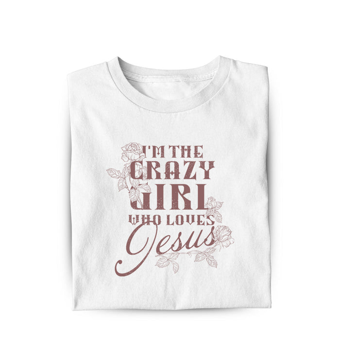 Crazy Girl dames-T-shirt