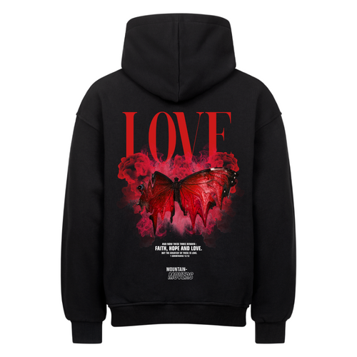 Love Streetwear Oversized Hoodie Backprint