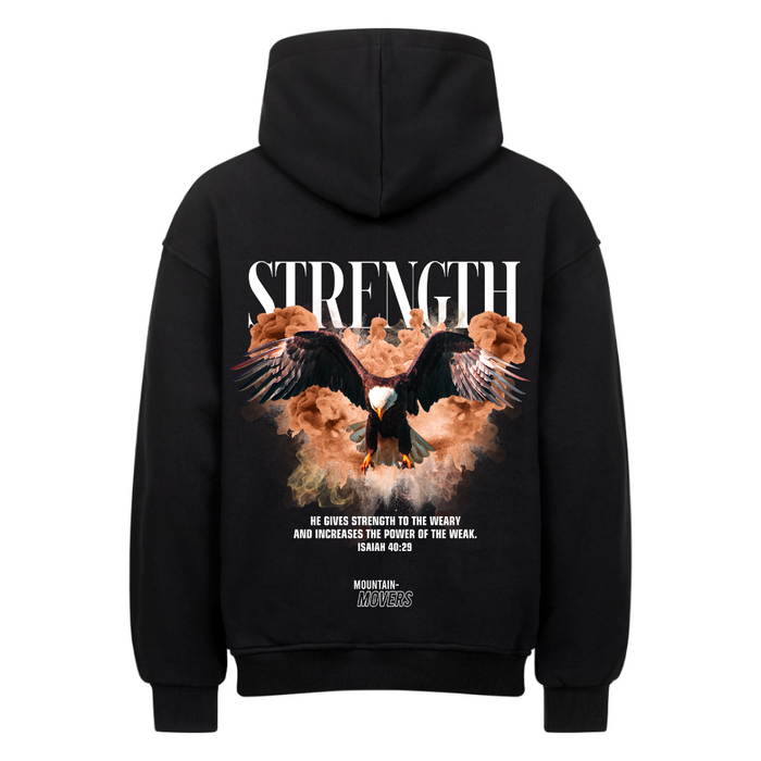 Strength Streetwear Oversized Hoodie BackPrint