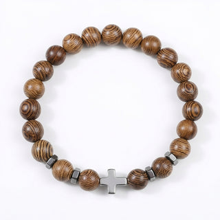 Kruis-kralenarmband