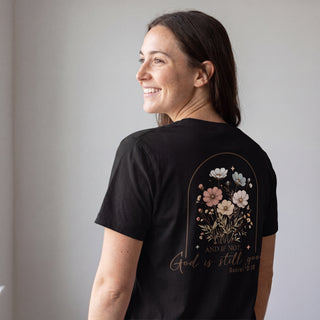 God is still good vintage Shirt Backprint