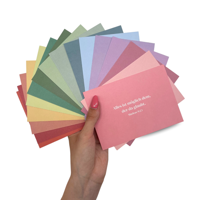 Bijbelvers briefkaarten bundle Duits