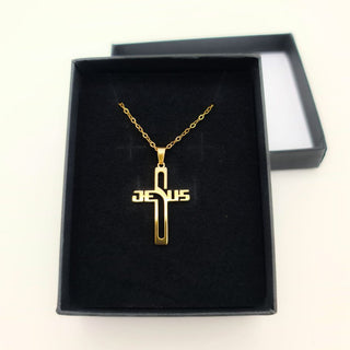 Jesus cross necklace
