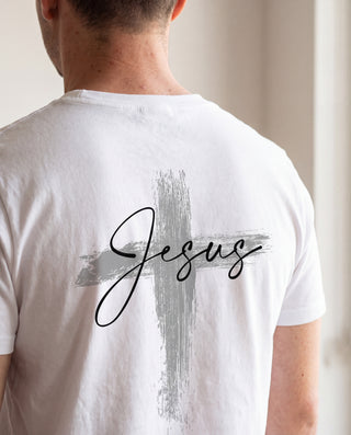 Jesus painted Cross, christliche Streetwear von Mountain Movers