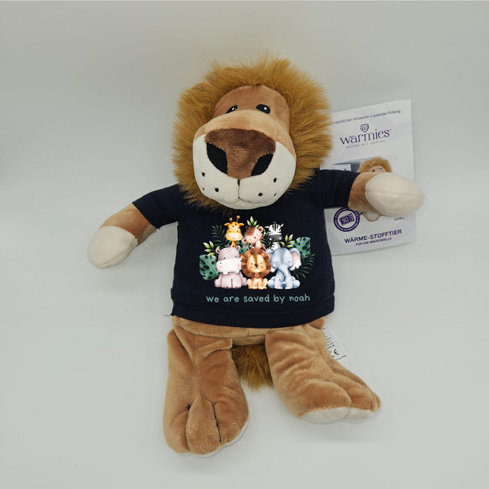 Warmteknuffel "Saved by Noah Tierchen" leeuw
