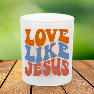 Love like Jesus theelichthouder