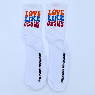 Liefde als Jezus sokken