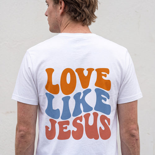 Love Like Jesus Shirt Backprint