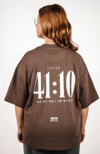 Jesaja 41:10 Heavy Oversized Shirt Backprint