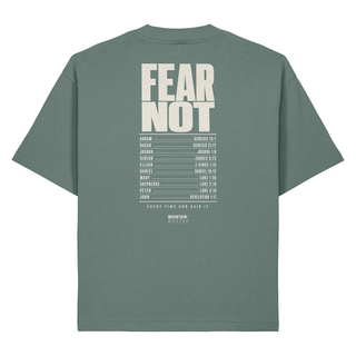 Fear Not Tour Heavy Oversized Shirt BackPrint, Green Bay, Rückseite