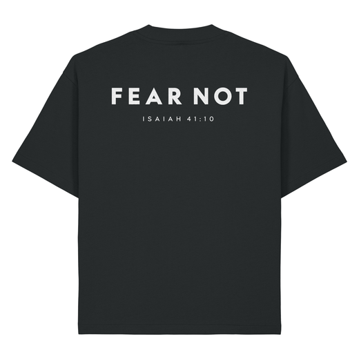 Fear Not Heavy Oversized Shirt Front & Back