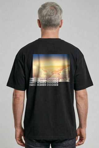 Make heaven Crowded Oversized Shirt BackPrint im Lifestyle Look, Mountain Movers DACH