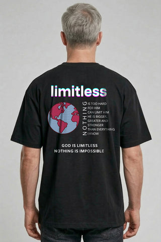 Limitless Oversized Shirt BackPrint im Lifestyle Look, Mountain Movers DACH