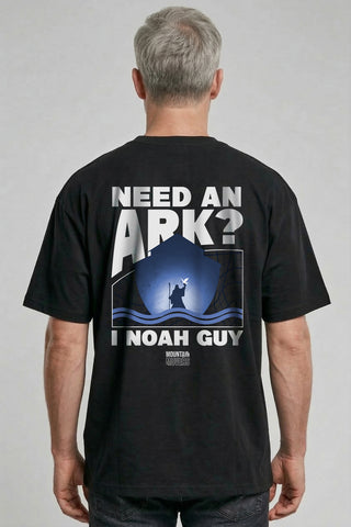 Need an Ark? Oversized Shirt BackPrint im Lifestyle Look, Mountain Movers DACH