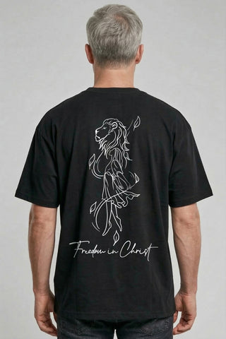 Freedom in Christ Oversized Shirt BackPrint im Lifestyle Look, Mountain Movers DACH