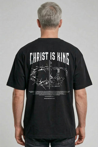 Christ is King Easter Oversize Shirt BackPrint