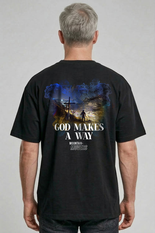 God makes a Way Oversized Shirt Rugprint