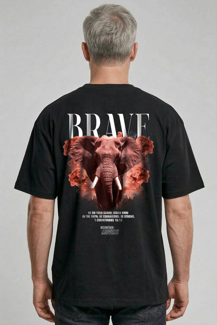 Brave oversized shirt backprint