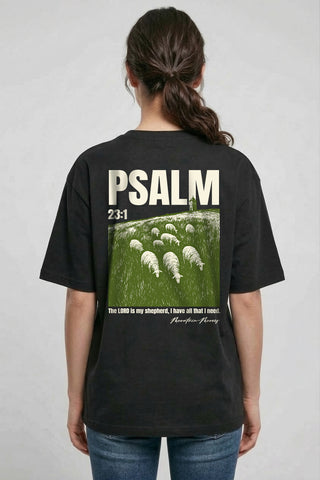 Faith & Trust in God Oversized Shirt BackPrint, christliche Streetwear von Mountain Movers