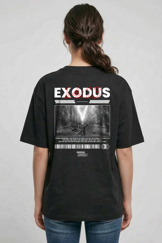 Exodus Oversized Shirt BackPrint im Lifestyle Look, Mountain Movers DACH