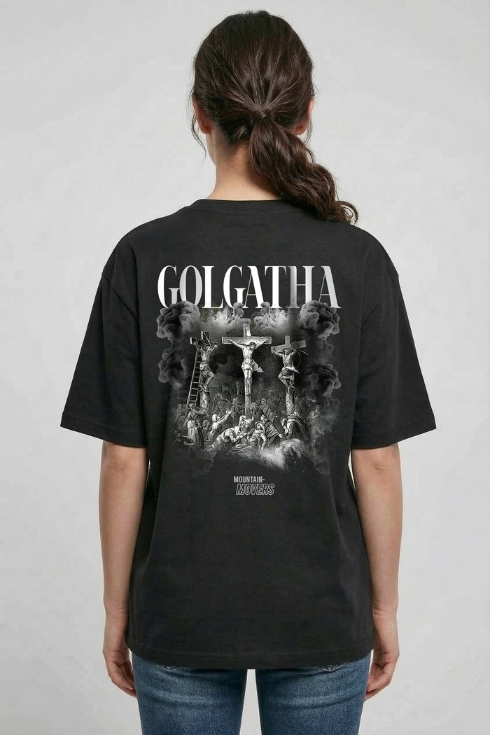 Calvarie oversized T-shirt met rugprint