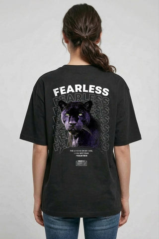 Fearless Panther Oversized Shirt BackPrint im Lifestyle Look, Mountain Movers DACH