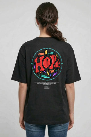 Hope Romans 15:13 Oversized Shirt, christliche Streetwear von Mountain Movers