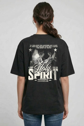 Holy Spirit Wonderful Counselor Oversized Shirt BackPrint, christliche Streetwear von Mountain Movers